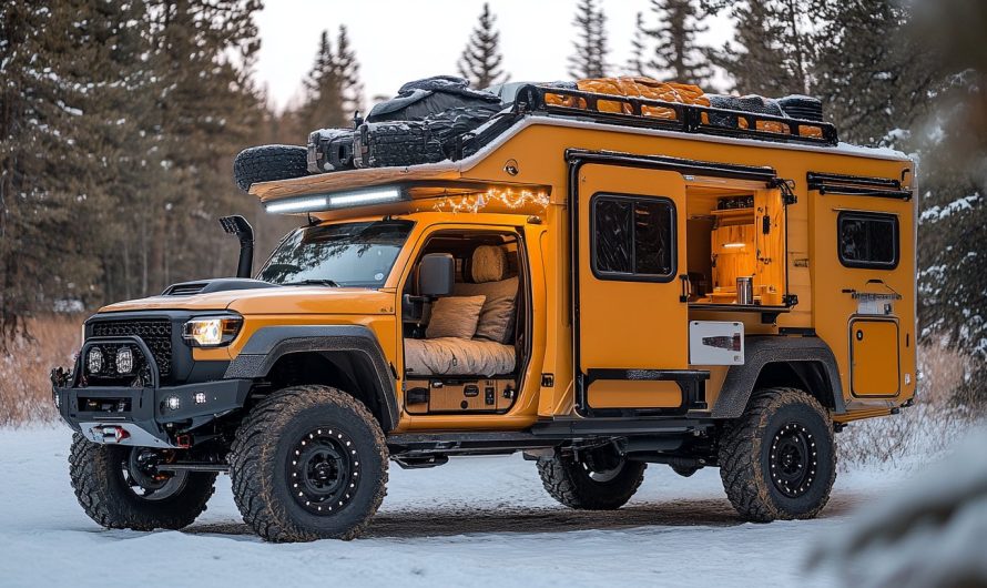 Découvrez le camion 4×4 aménagé en camping-car : robustesse et aventure