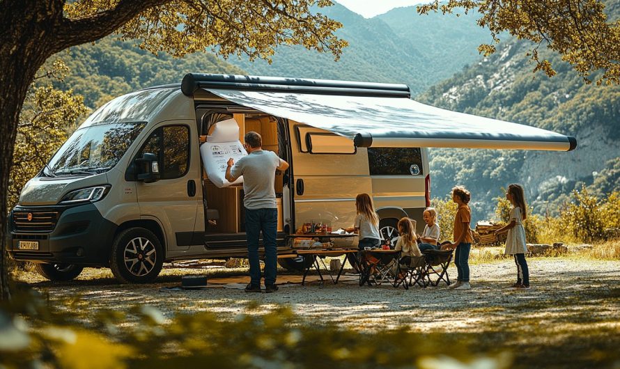 Guide pour l’installation d’un auvent gonflable sur un camping-car