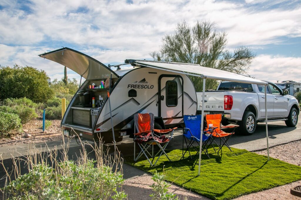 Pick-up camping-car